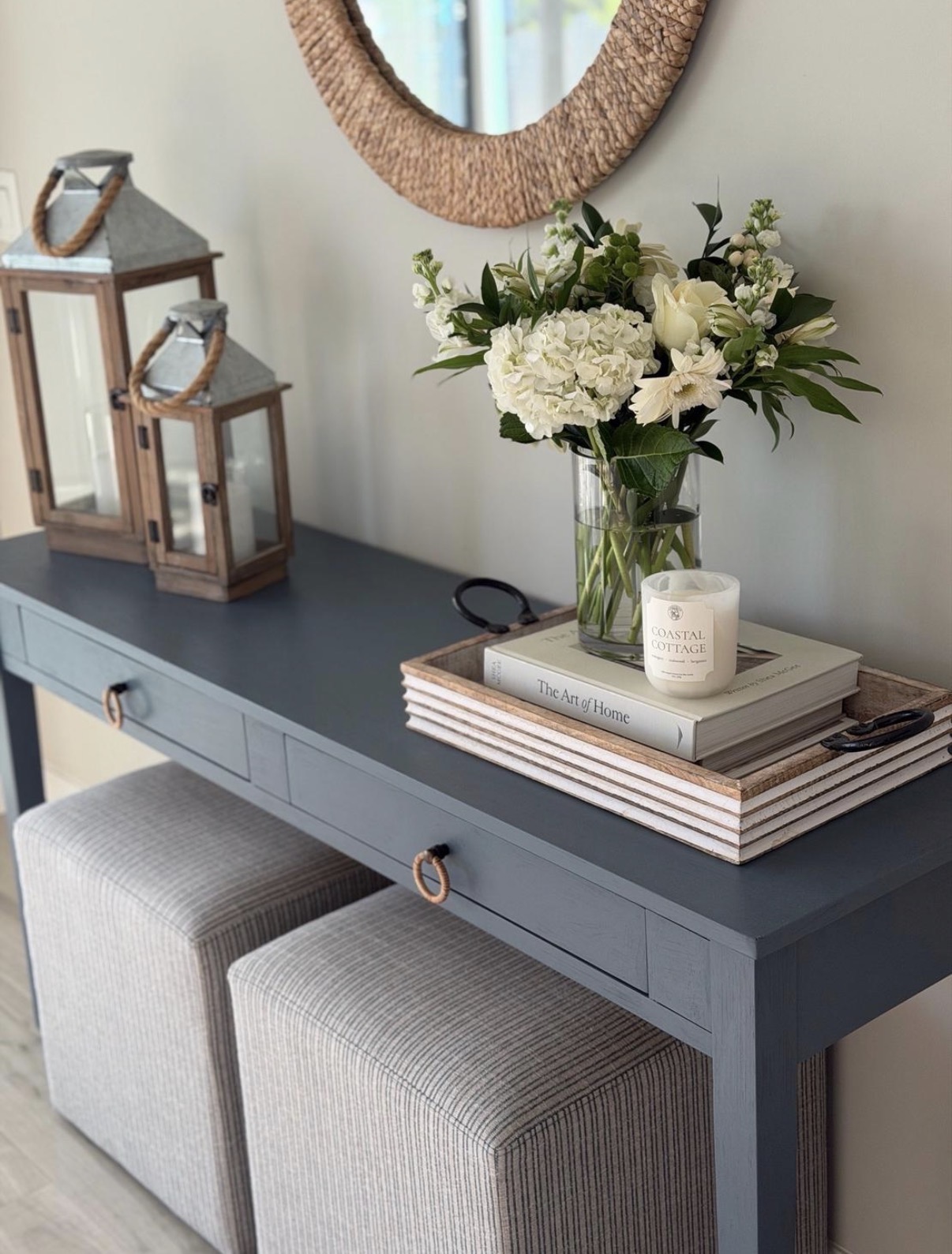 Coastal Blooms Styling home decor styling